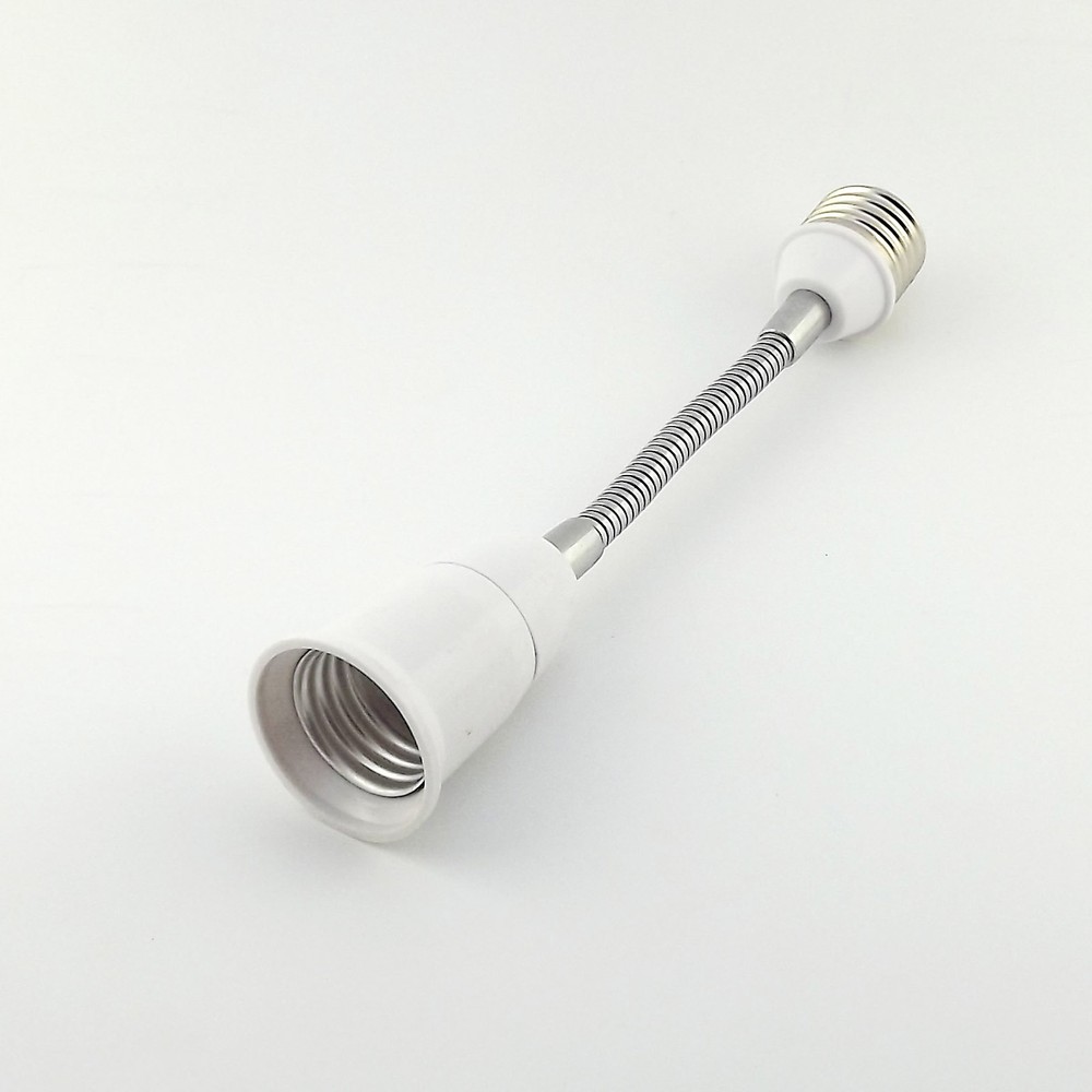 E27 to E27 Light Lamp Flexible Extend Extension Adapter Converter Screw Socket