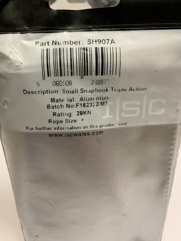 ISC Triple Action Snap Hook Part Number SH907A