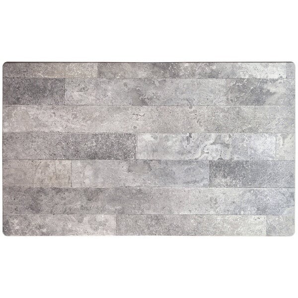 28" x 48" Rectangular All-Weather Restaurant Table Top with Toscano Laminate Top