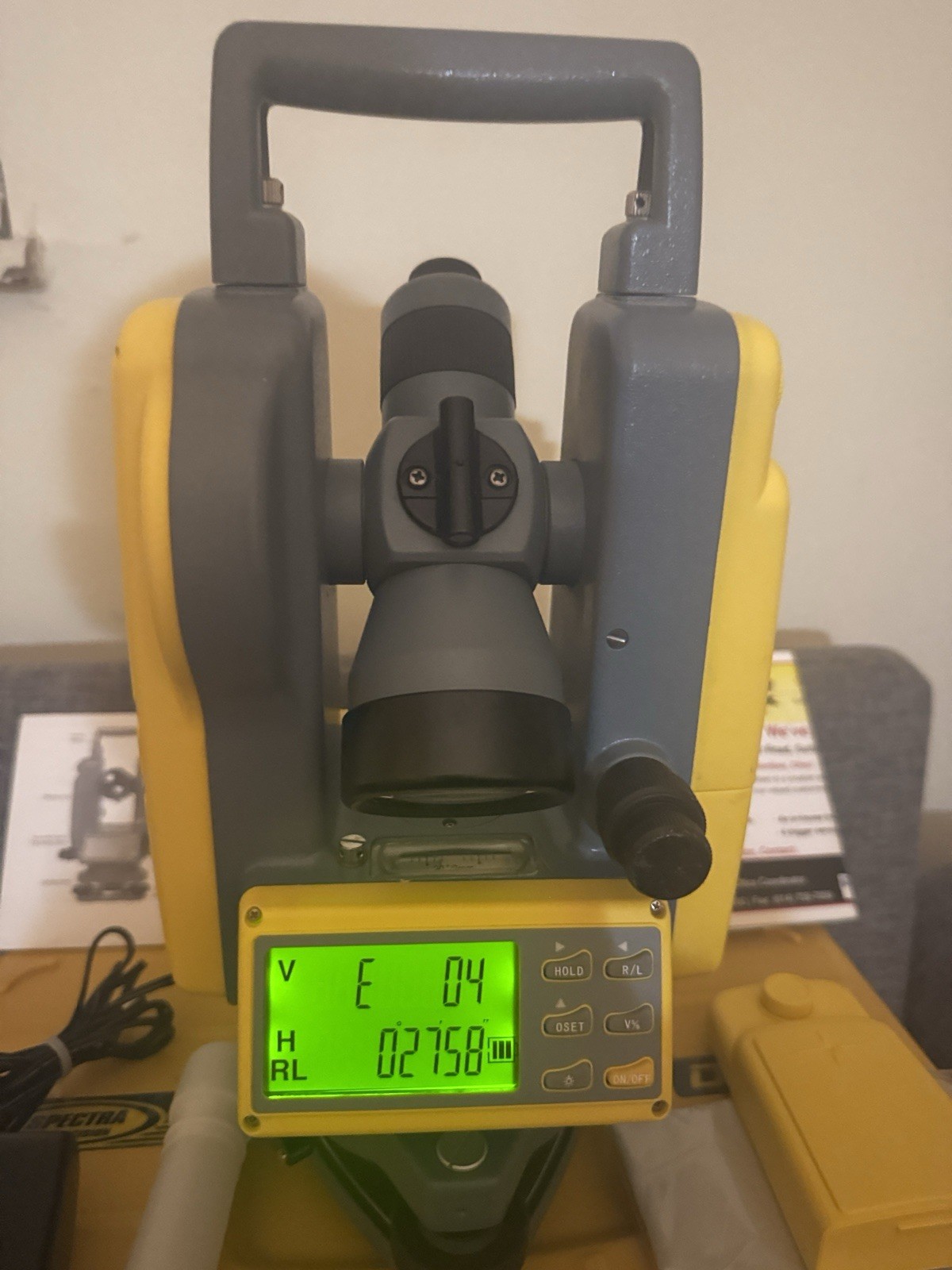 Spectra Precision DET-2 Digital Electronic Theodolite, a precision instrument
