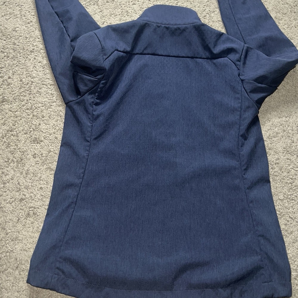 Chick Fil A Blue Team Style Oobe Employee Jacket Medium Uniform Softshell Lined