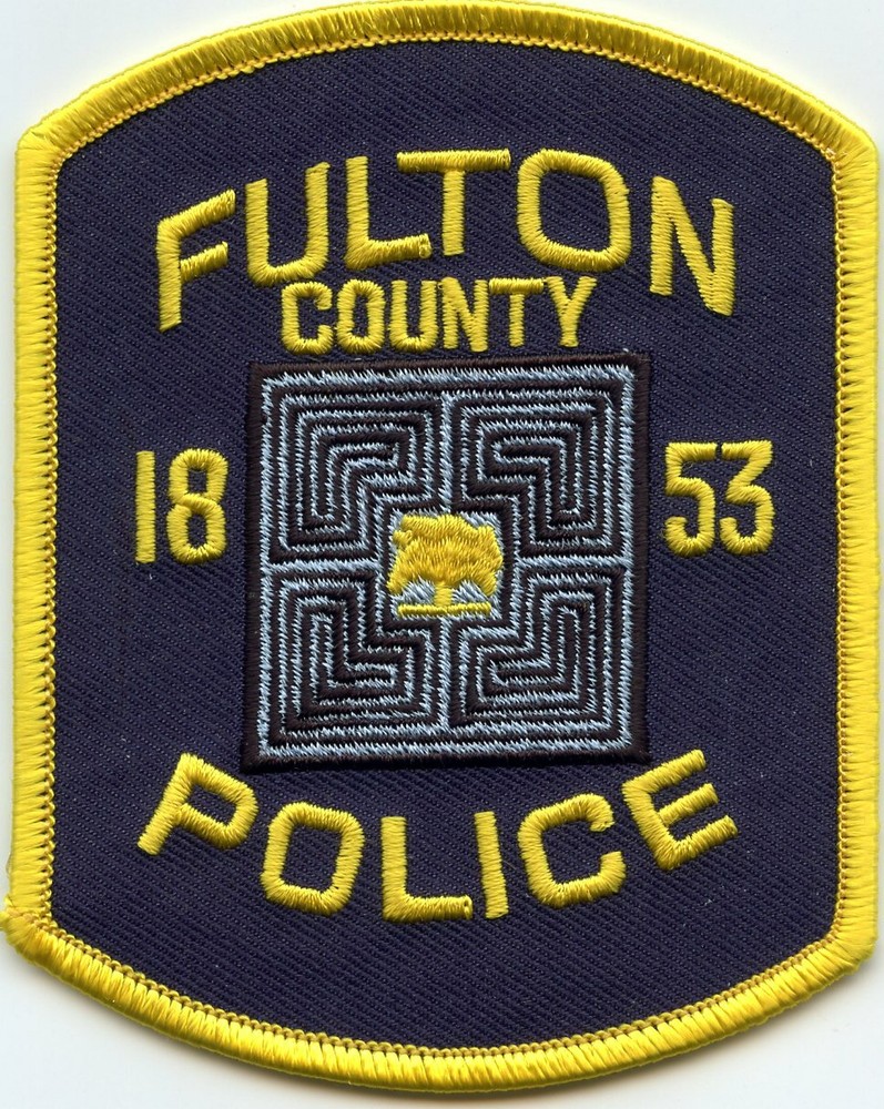 FULTON COUNTY GEORGIA GA POLICE PATCH