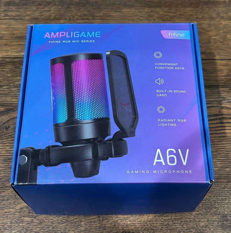 USED: Fifine A6V Gaming Microphone