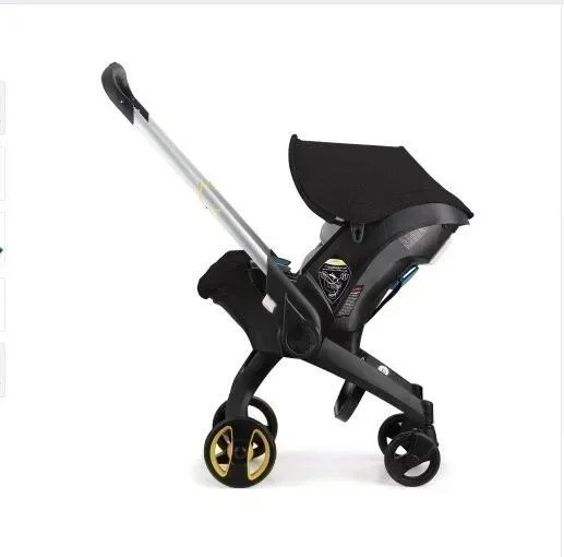 Compact 4-in-1 Baby Stroller & Car Seat Travel System for Newborns