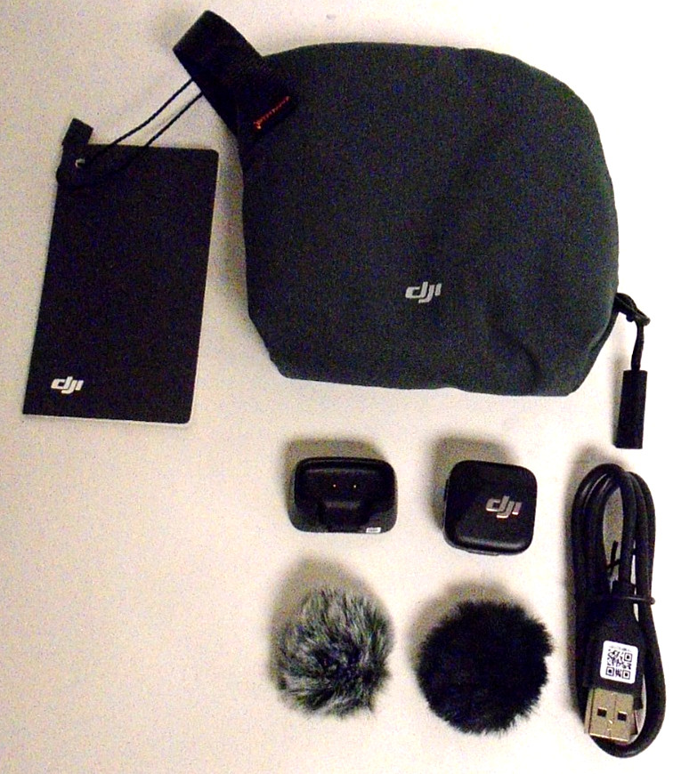 DJI Mic Mini Transmitter Wireless Lavalier Microphone Ultralight Black Free Ship