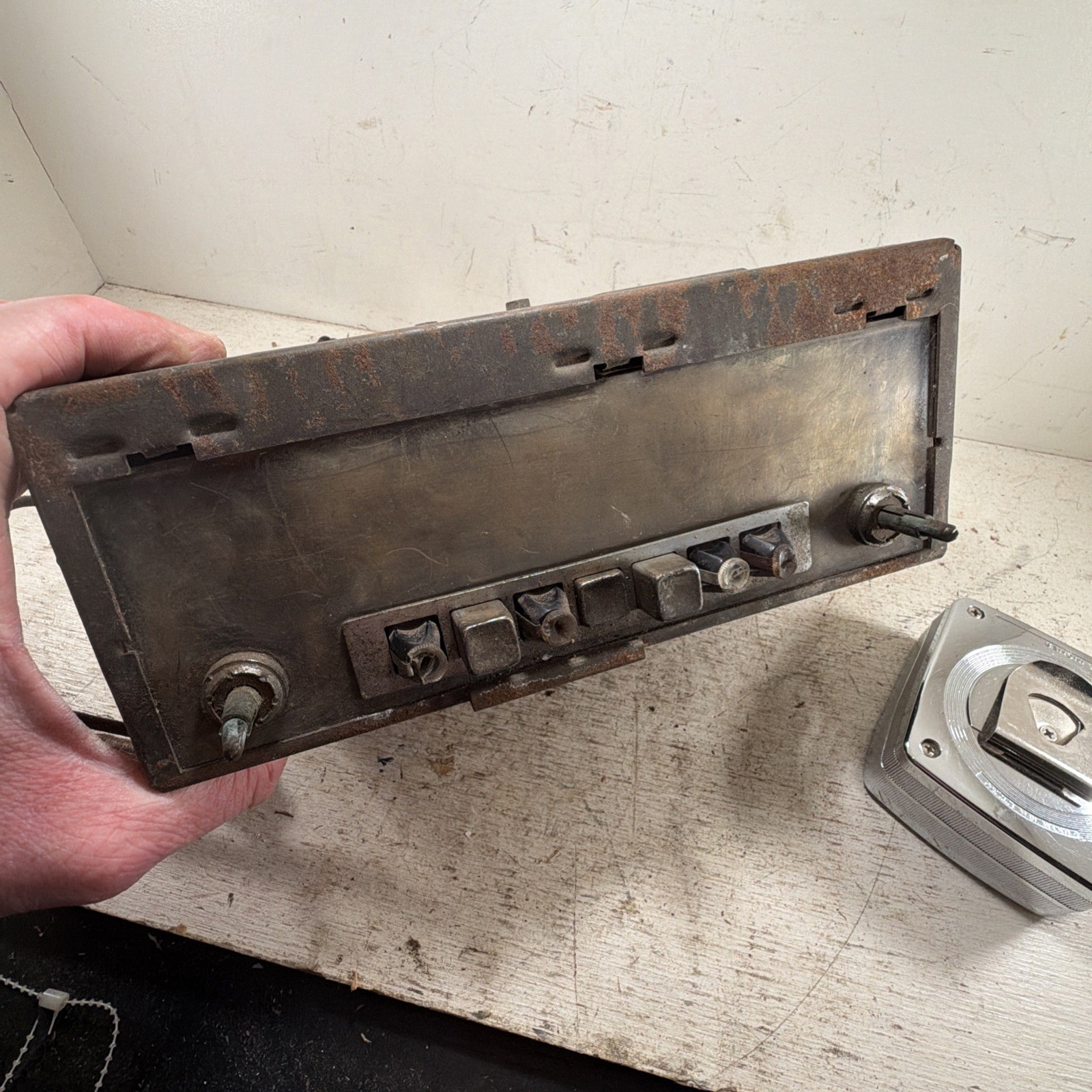 Lot Of 2 Vintage Antique OEM 1940s Mopar Radios For Parts Or Repair