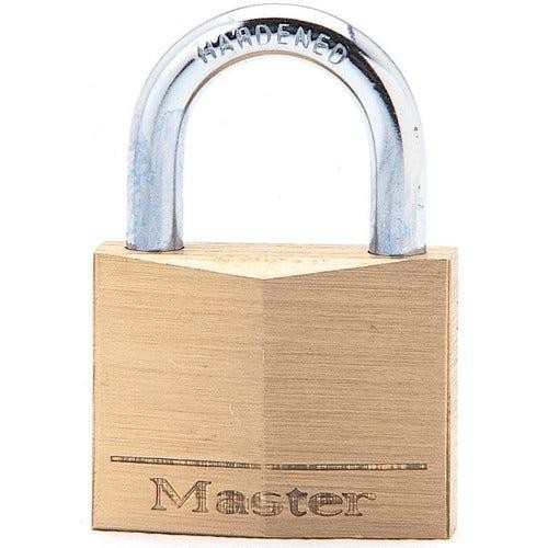 Master Lock Solid Brass Padlock with Key 120D