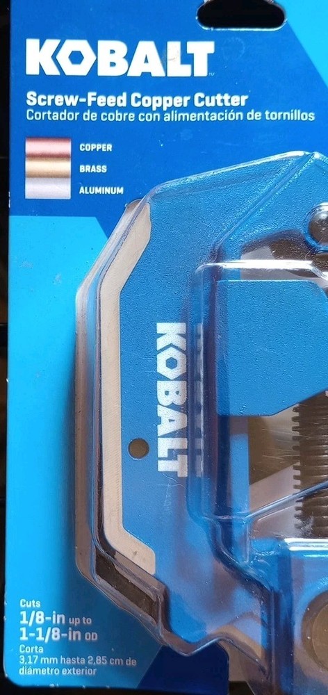 Kobalt Screw - Feed Copper Cutter 2146937 With Quick Release Button