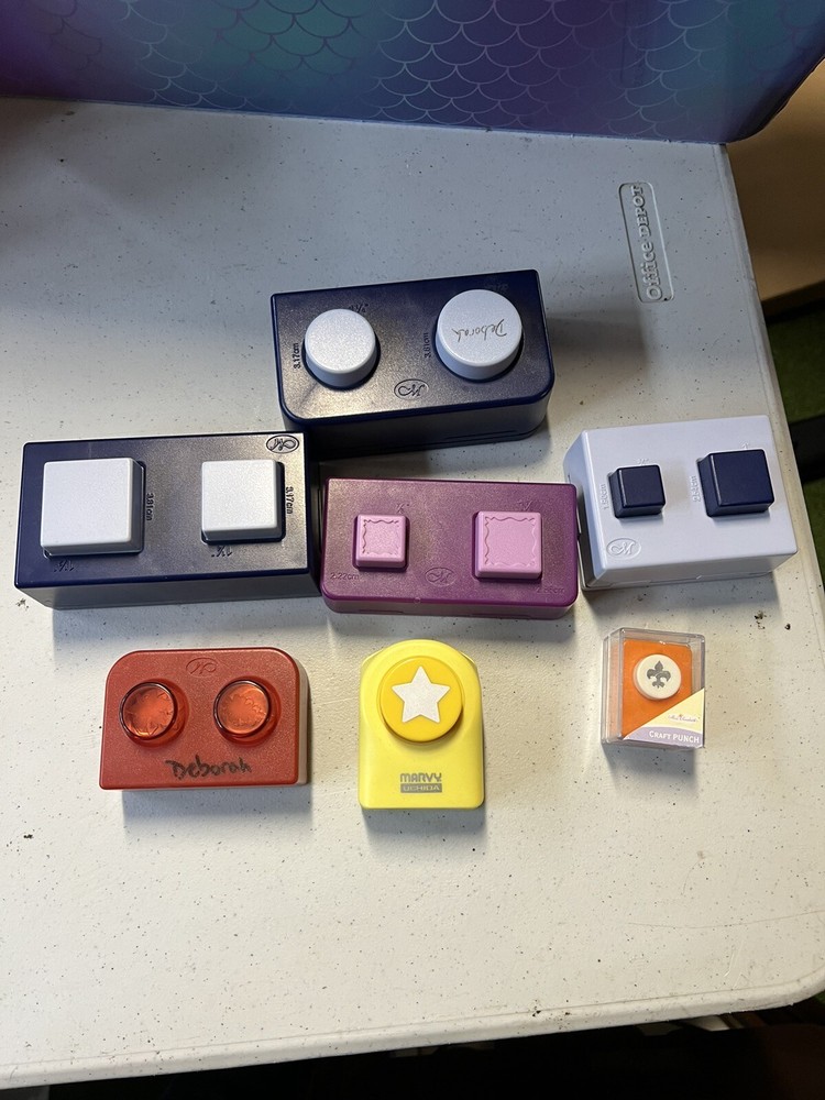 craft paper punch lot