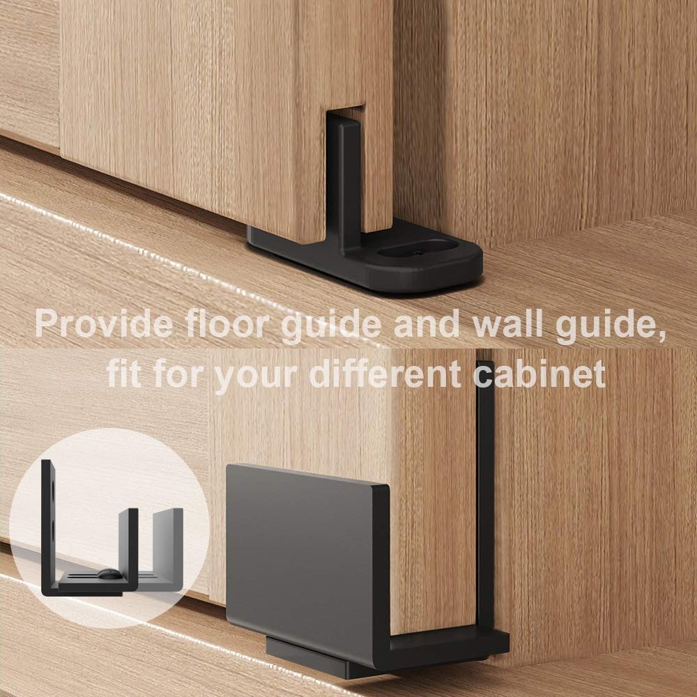 ZEKOO 7FT Super Mini Track Kit (Double Door), " J " Shape