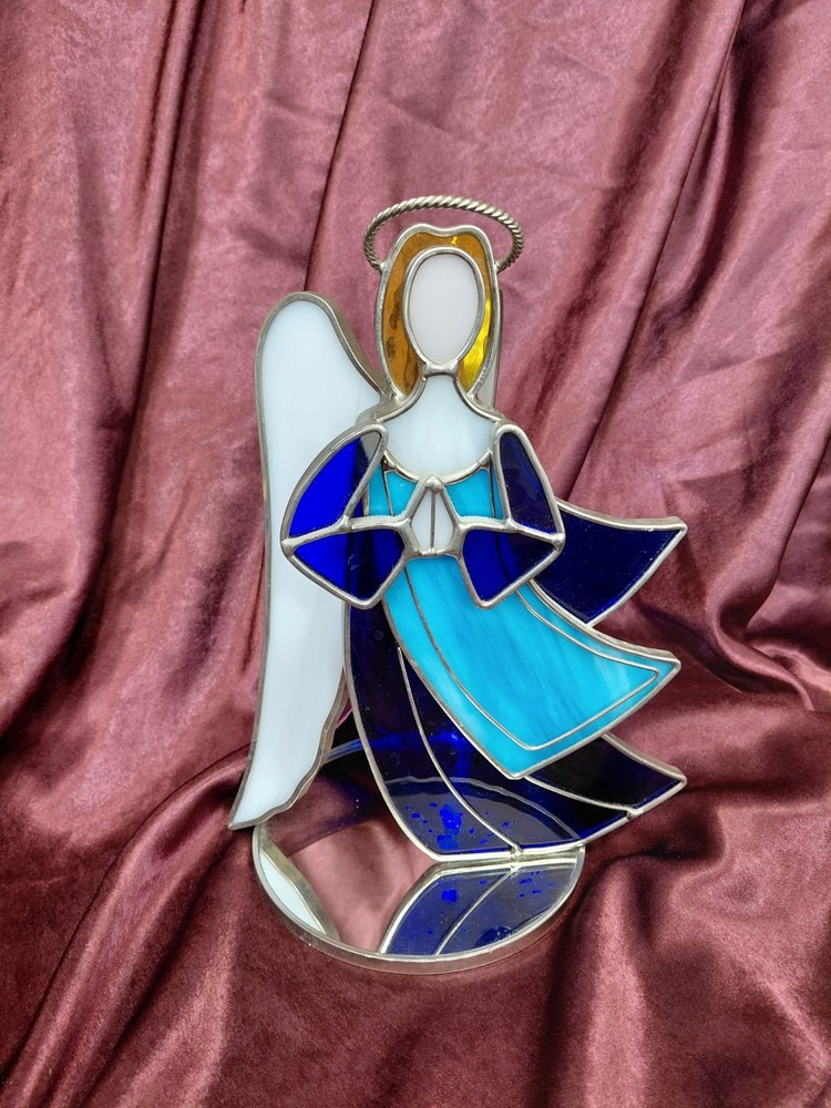 Stained Glass Angel 10"