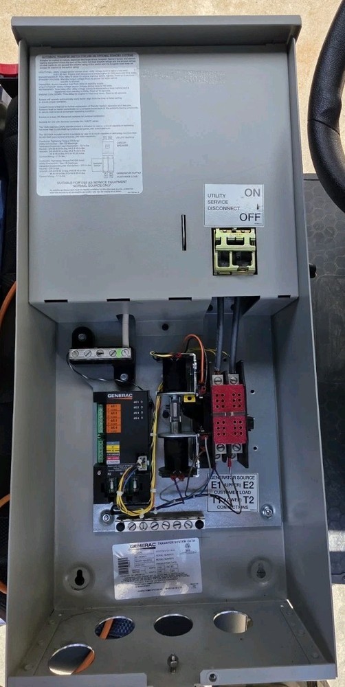 Generac RXSW100A3CUL 100-Amp 120/240-Volt Single-Phase Automatic Transfer Switch