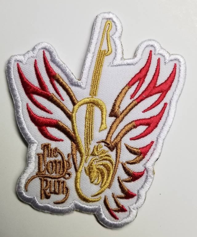 Eagles band the long run Embroidered Patch  approx 2.75x3.25"