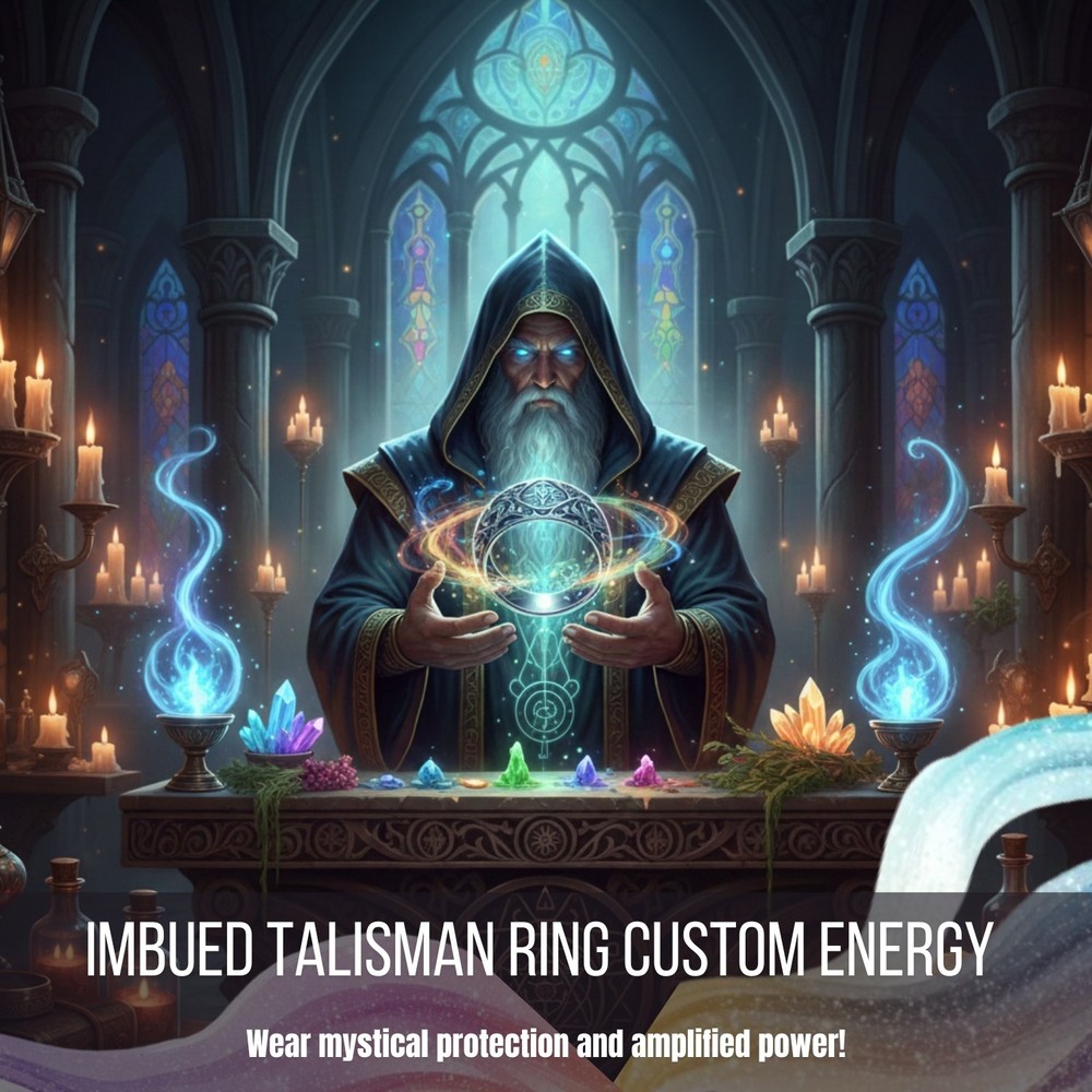 Imbued Talisman Ring – Custom Energy Infusion