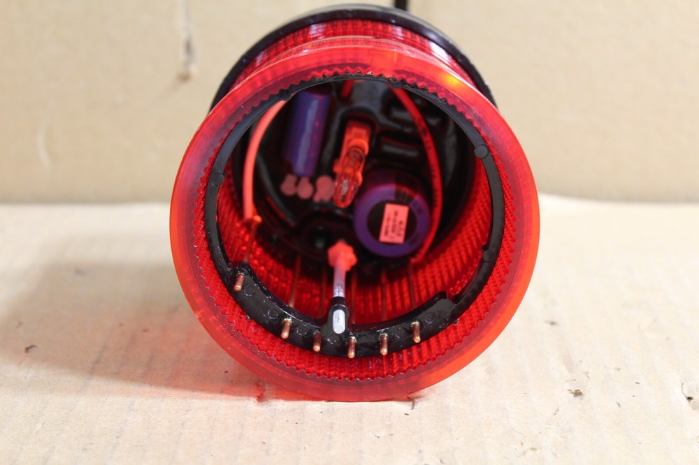 Edwards AdaptaLight 101STR-N5 Red Flashing Stackable Beacon