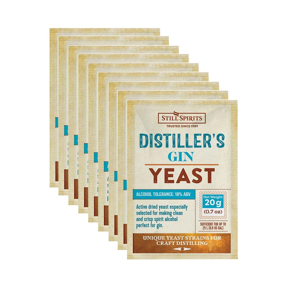 Still Spirits Gin 9X Batches Distiller's Range Yeast Nutrient Kit Gin Making