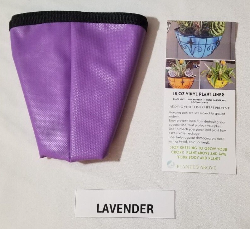 14 inch Vinyl Plant Liner - Snow