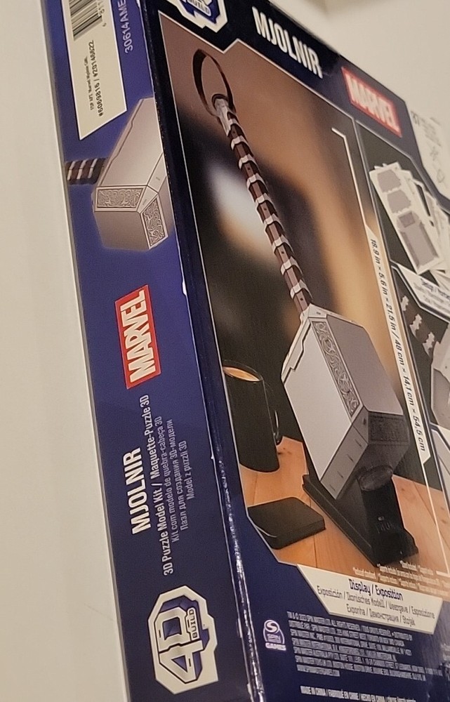Marvel: 4D Build Thor Mjolnir Hammer 3D Puzzle Spin Master