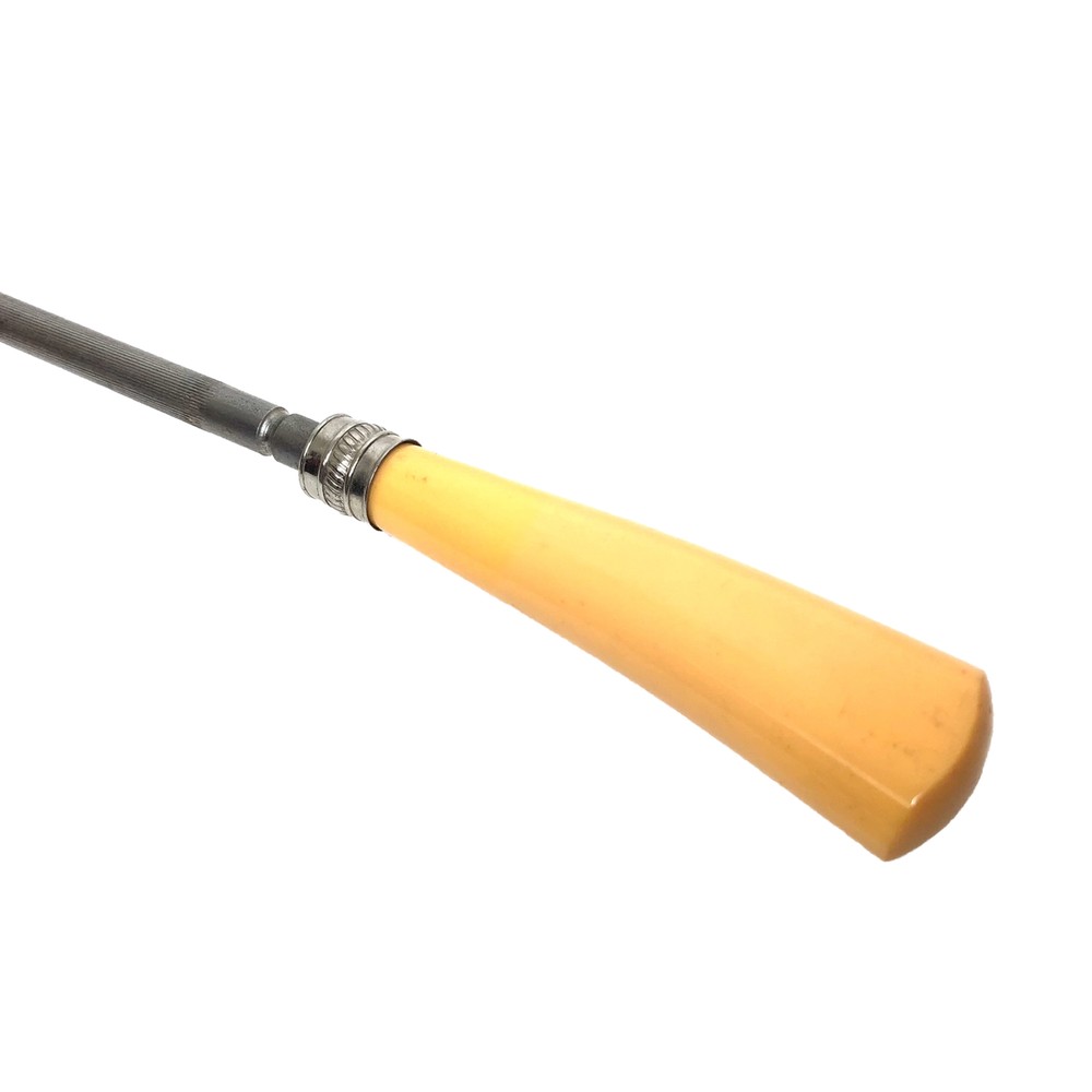 Vintage Butterscotch Bakelite Handle Knife Sharpener