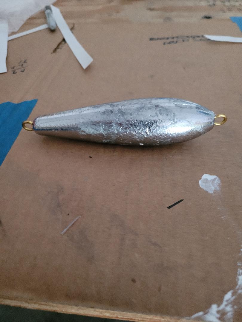 4 oz In-Line Torpedo Trolling Sinker Lot Of 50-FREE SHIPPING