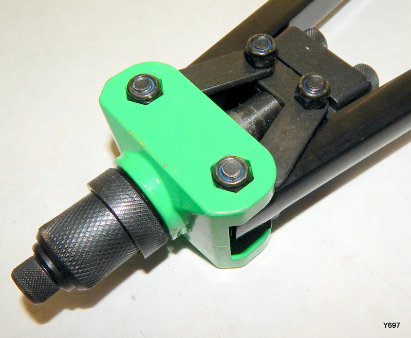 12" OAL Tuochi Hand Riveter w/ Rivets