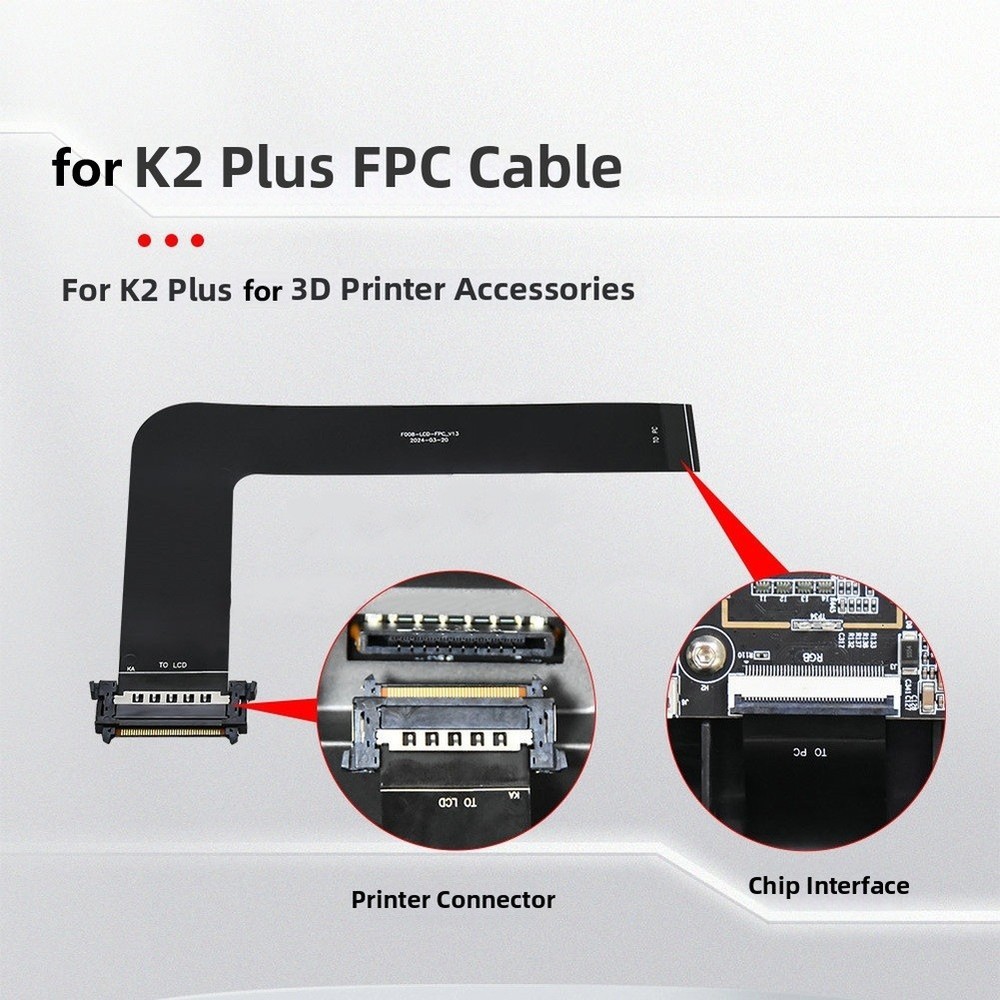 For K2 Plus 40 Pin FPC Cable Support Board for 3D Printer Adapter Card