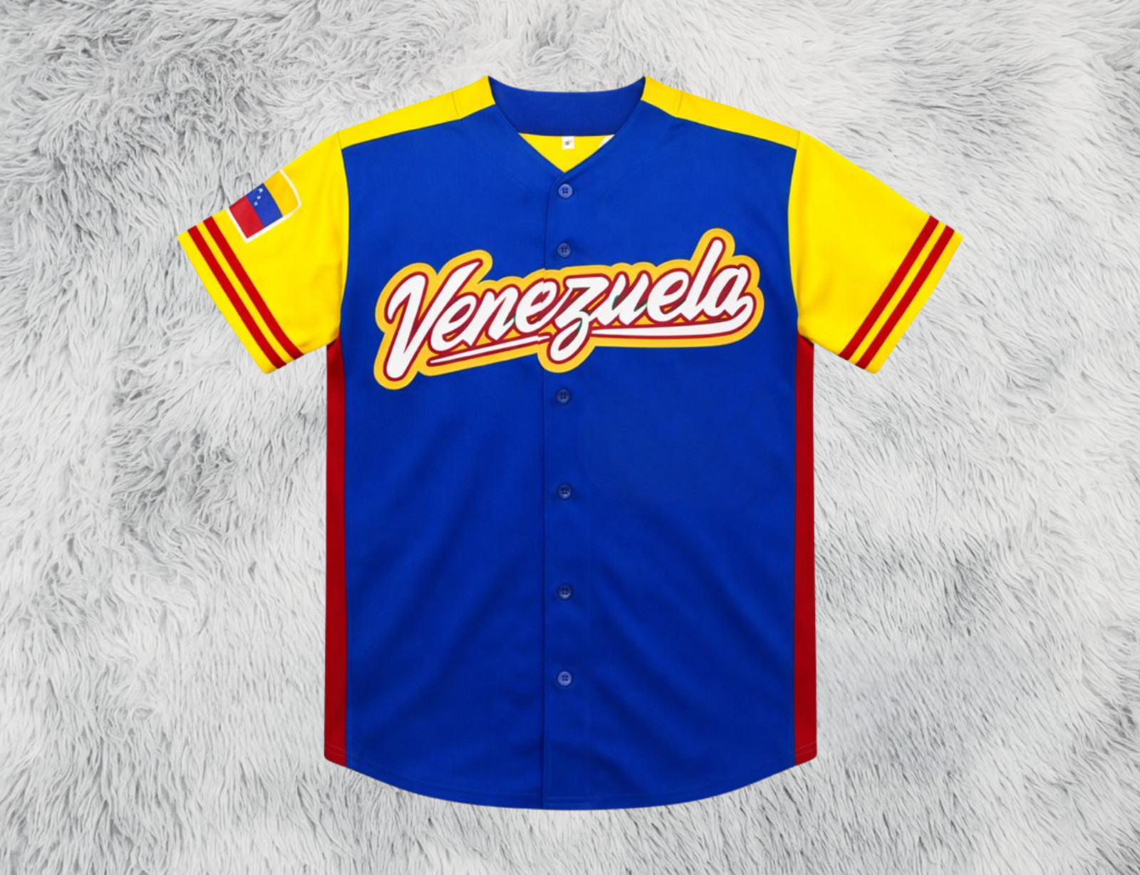 Venezuela Baseball Jersey camisa Full Embroidery Premium Quality- custom
