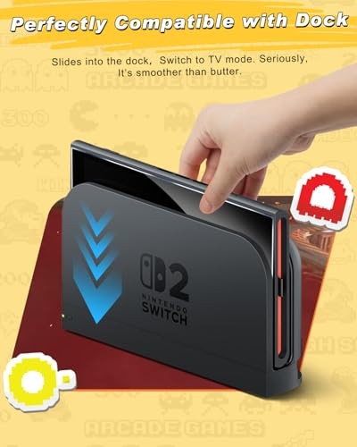 Auto-Alignment Privacy Screen Protector for Switch 2 Privacy - 7.9 Inch