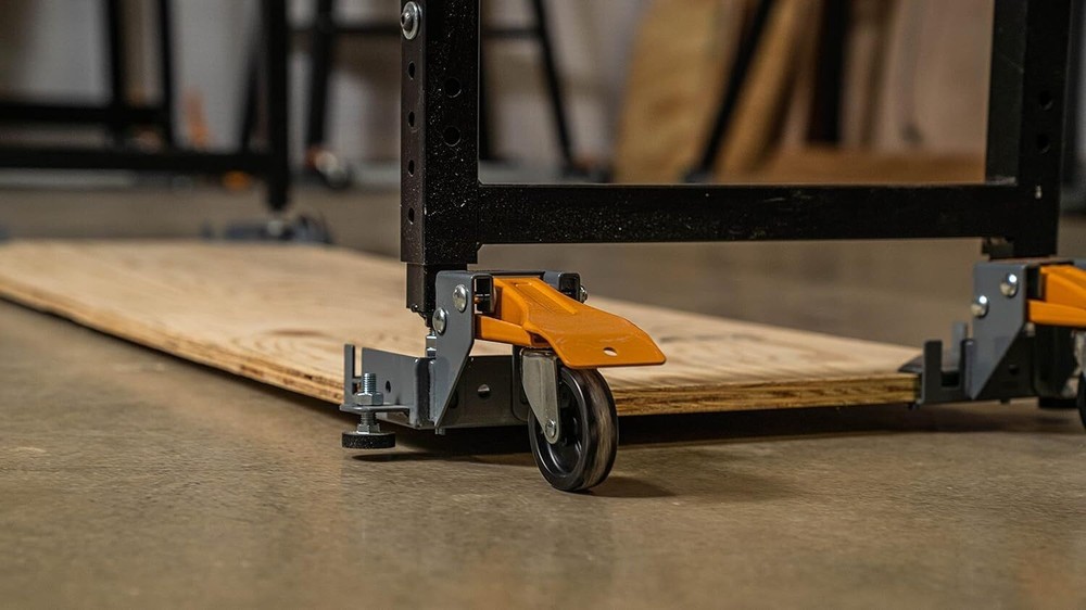 Mobile Base Kit Heavy Duty Adjustable Rolling Set Dolly Roller Frame and Casters