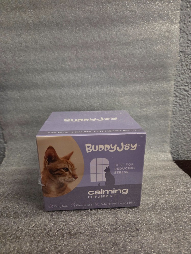 Buddy Joy Cat Calming Diffuser Refills | (2 Diffusers + 2 Refills)