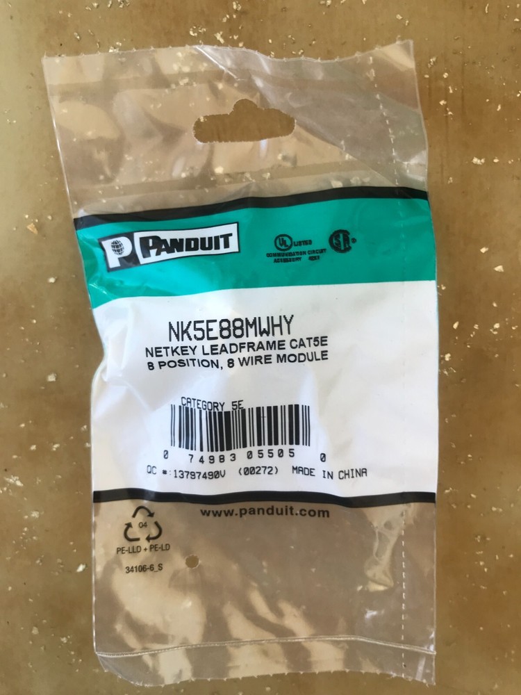 PANDUIT NK5E88MWHY NETKEY LEADFRAME