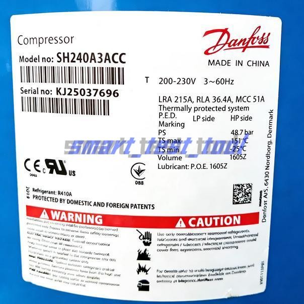 1PCS New Compressor SH240A3ACC