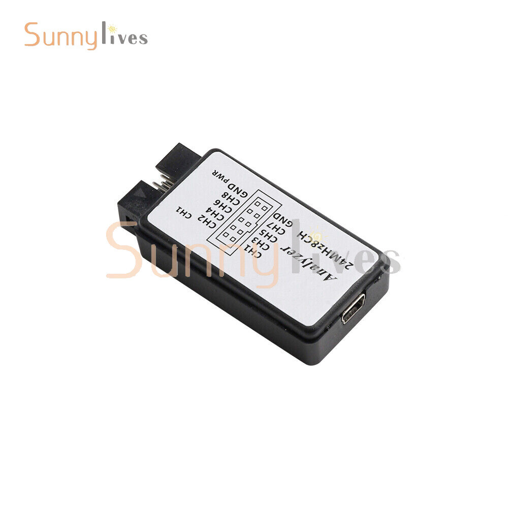 USB Logic Analyzer Device Set USB Cable 8CH 24MHz 24MHz for ARM FPGA M100