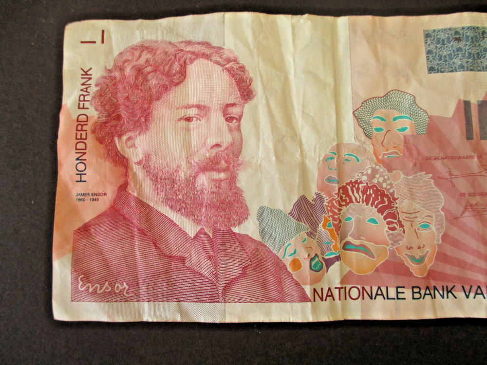 Belgium 100 FRANCS Small Note 1995-2001