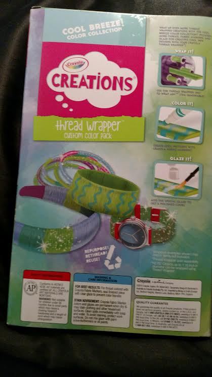 New Crayola Creations Thread Wrapper Custom Color Pack - Cool Breeze Collection