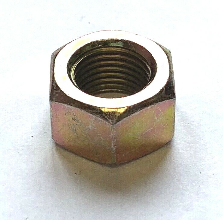 1/2-20 GRADE 8 HEX NUT YELLOW ZINC PLATED- 20 PC PACK