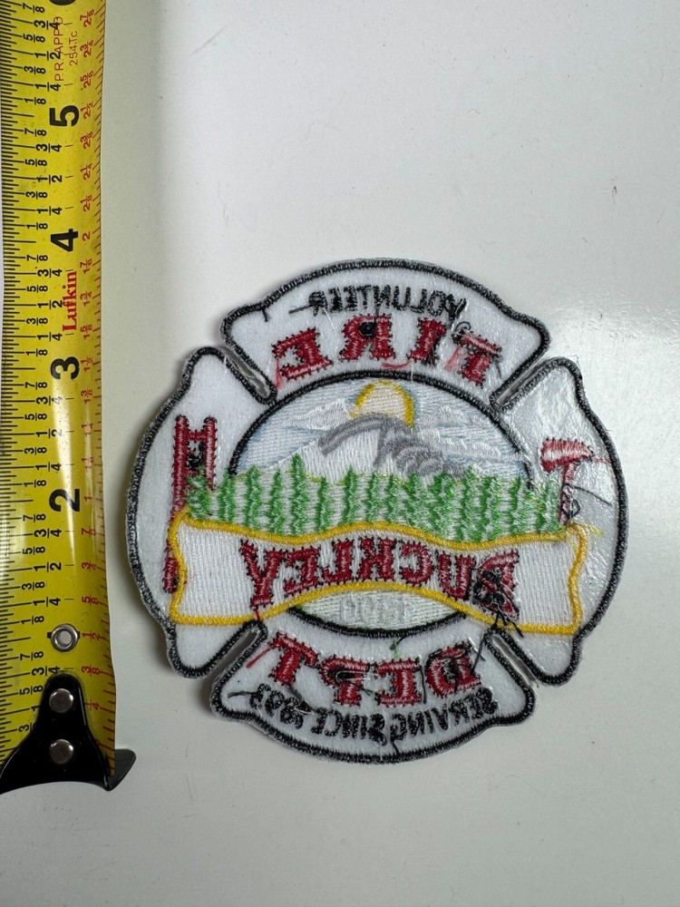 Buckley Fire Washington WA Patch H1