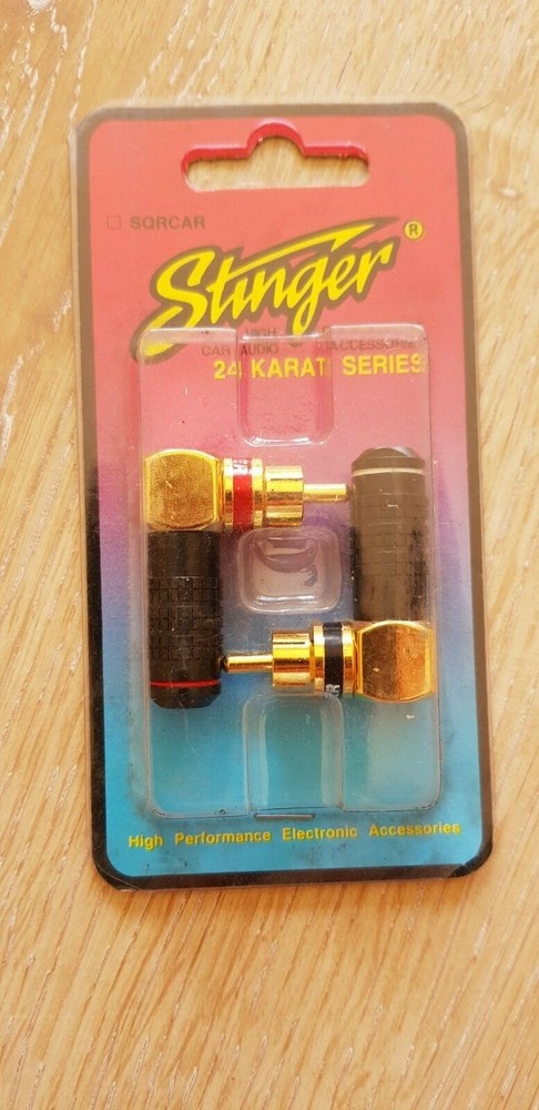 Stinger SQRCAR RCA Right Angle Adaptor