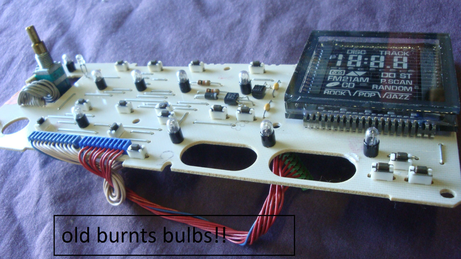 GM RADIO DISPLAY LIGHT BULBS FOR CD CASETTE STEREO