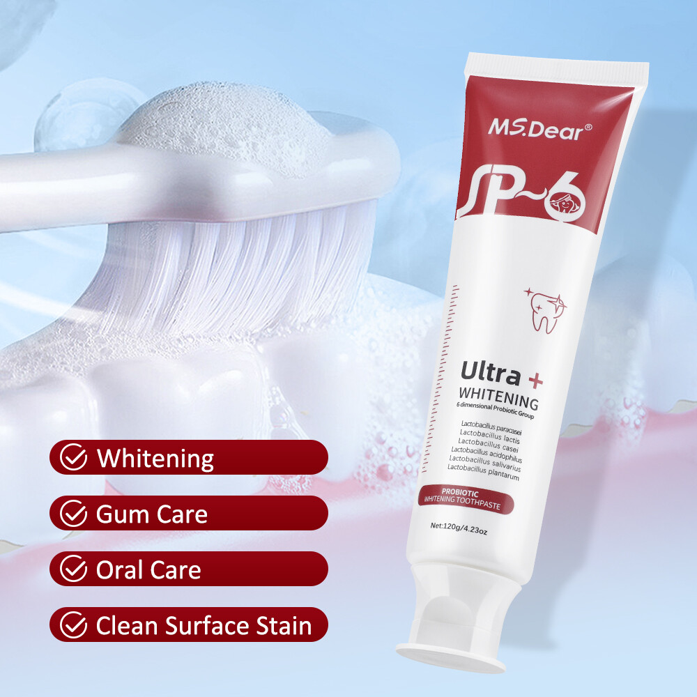 3Pack Whitening Teeth Probiotics Breath Remove Toothpaste SP-6 Refreshing Teeth