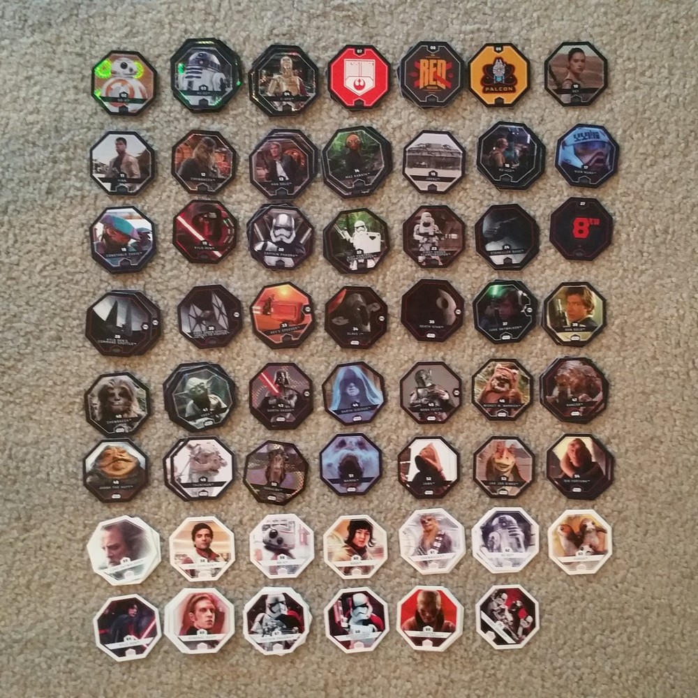 Various Winn-Dixie Star Wars Cosmic Shells (see list in description below)