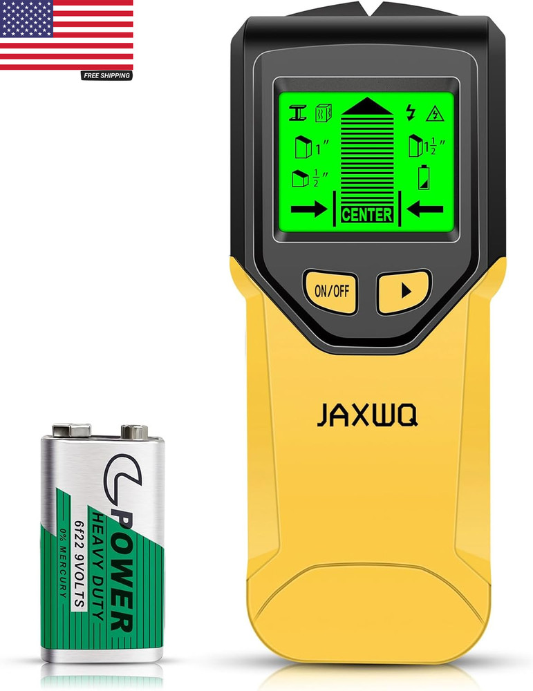 Stud Finder Wall Scanner - 5 in 1 Stud Finder Tool W/Microprocessor Chip and HD