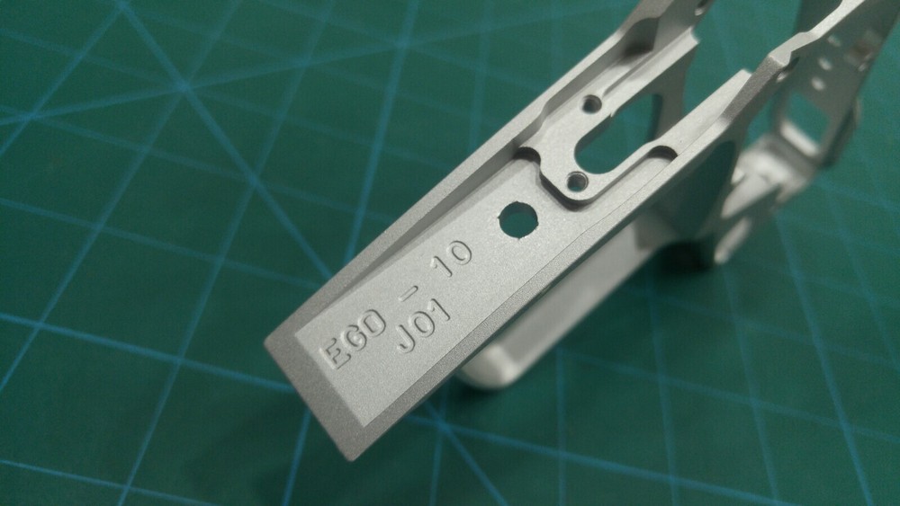 Planet Eclipse EGO 10 trigger frame. OEM replacement. Dust silver. NOS. Rare!