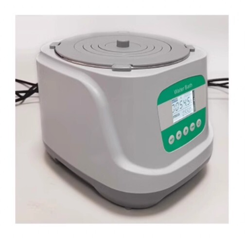 Digital constant temperature water bath with single hole timed magnetic stirring