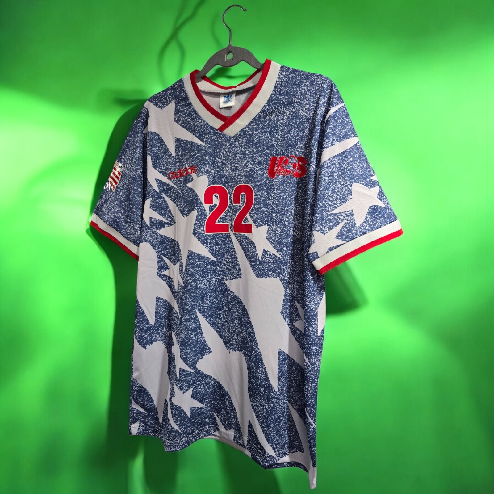 National Team USA Away - World Cup 1994 - Soccer - LALAS #22 - XL (Run Small)
