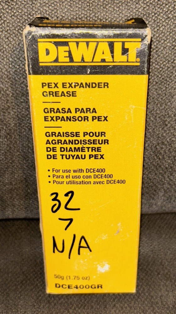 DEWALT PEX 2.04-oz Expander Grease Model#DCE400GR