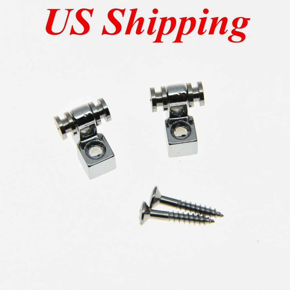 2pcs Guitar Roller String Trees Guitar String Retainer Chrome/Black/Gold