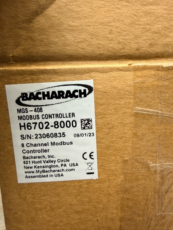 Bacharach MGS-408 Gas Detection Controller H6702-8000