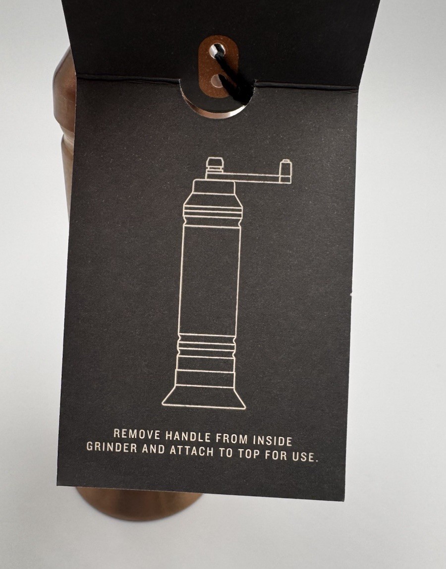 Hearth & Hand With Magnolia 7” Salt & Pepper Crank Grinder Copper Finish New