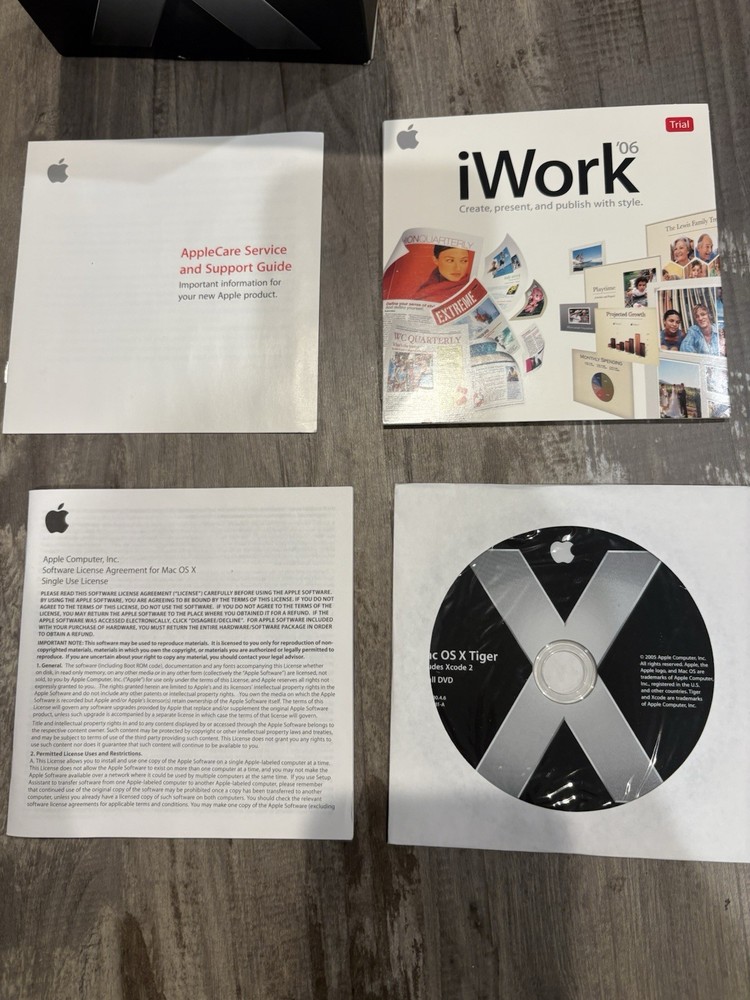Apple Mac OS X 10.4 Tiger Full Version for Mac MA453Z/ A